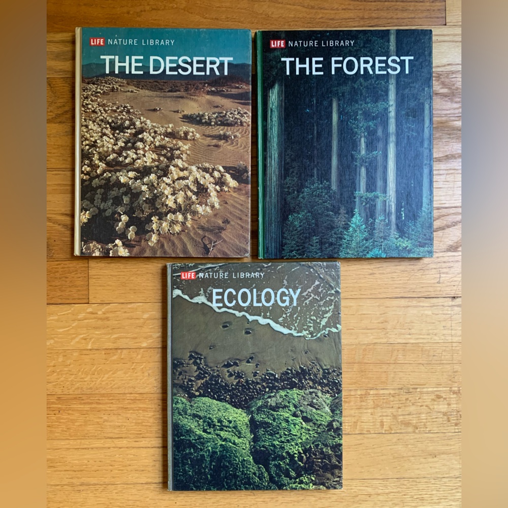 Set of 3 LIFE Nature Library Books, Vintage